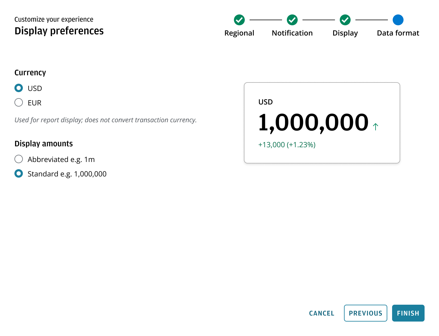 An example for dynamic live preview for an experience customization pattern